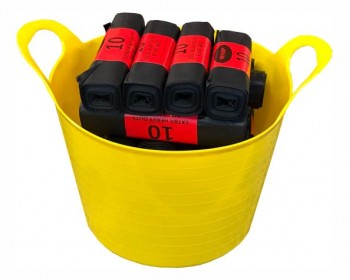 Bucket of Heavy-Duty Bin Liners